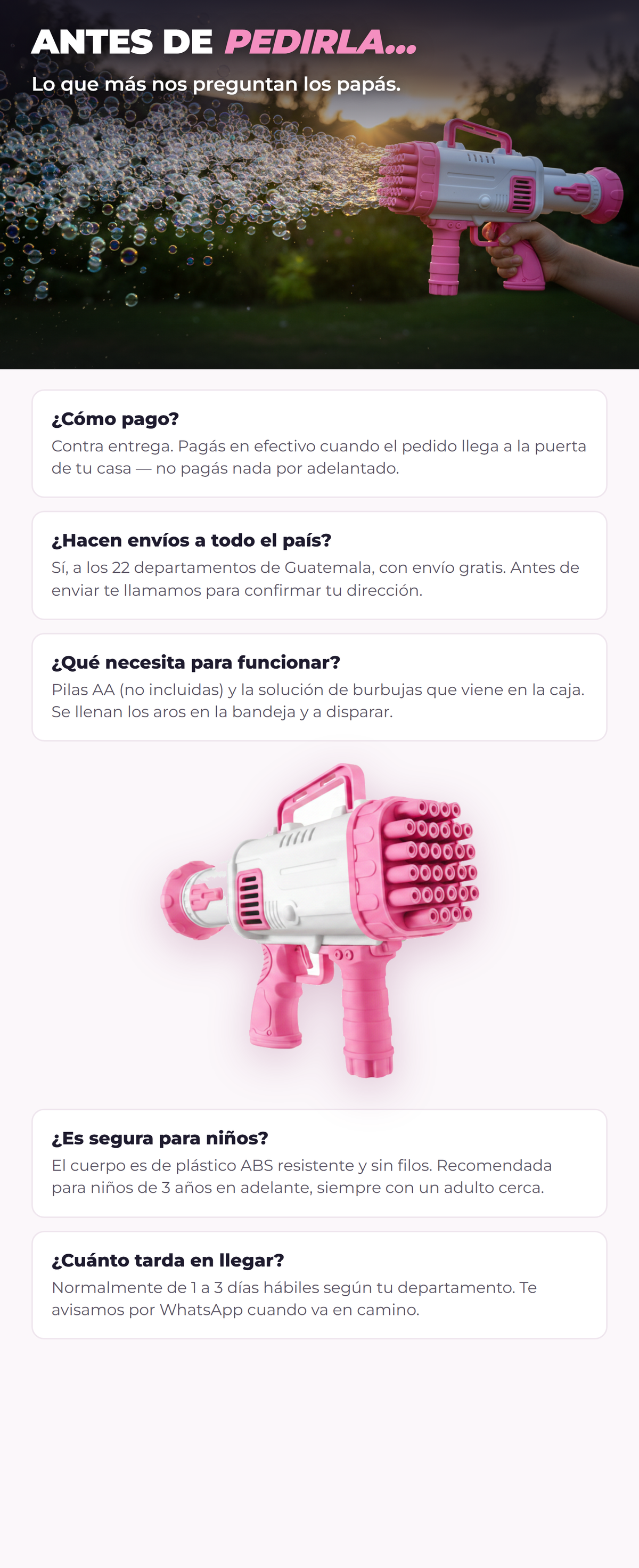 Bazooka de Burbujas